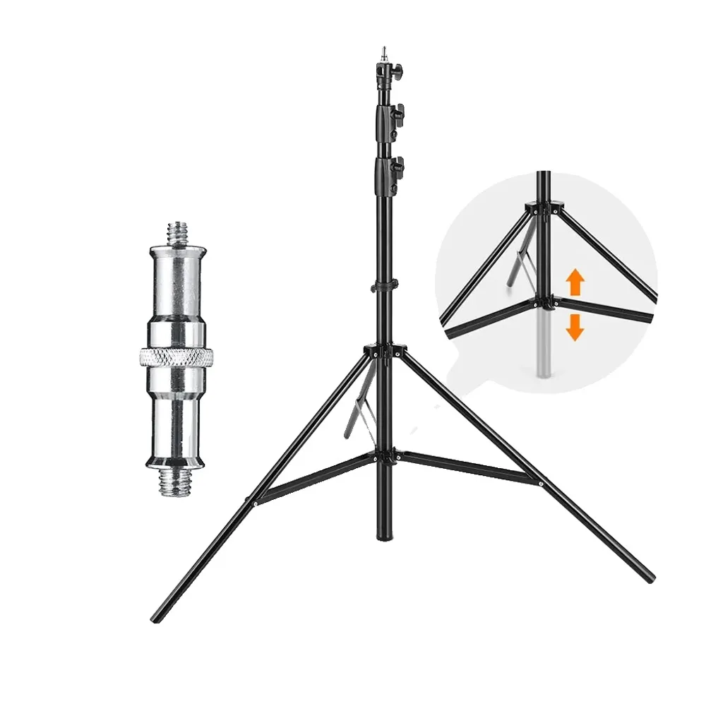 Stativo Luci Professionale AL-280 2.8m - Sospensione Pneumatica Sicura