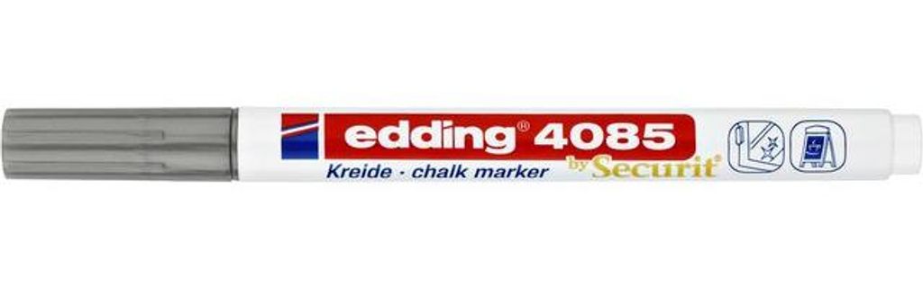 Edding - Kreidemarker 4085 rund 1-2mm silber | 10 Stück