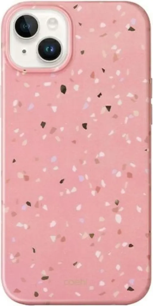 Uniq Etui Coehl Terrazzo Iphone 14 / 15/ 13 6,1 Różowy/Coral Pink