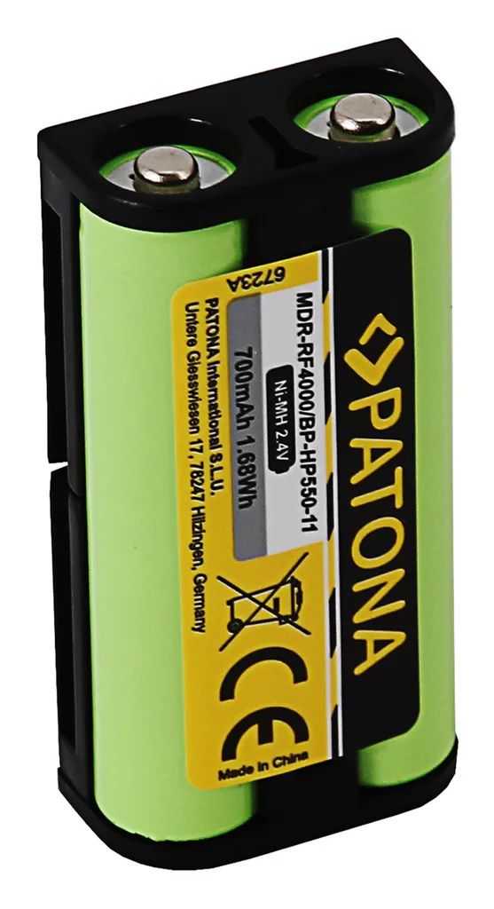 Batteria Sony BP-HP550-11 per MDR-RF4000 700mAh Ni-Mh 2.4V - 3