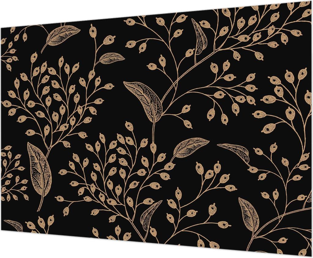 Wandtapete - Dekorative Tapete für Wohnzimmer - Tapetenfolie für Wanddekoration - 208x146 cm - Botanische Eleganz