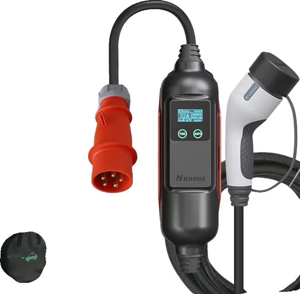 Chargeur EV Type 2 puissance 22 kW triphasé avec étanchéité IP65