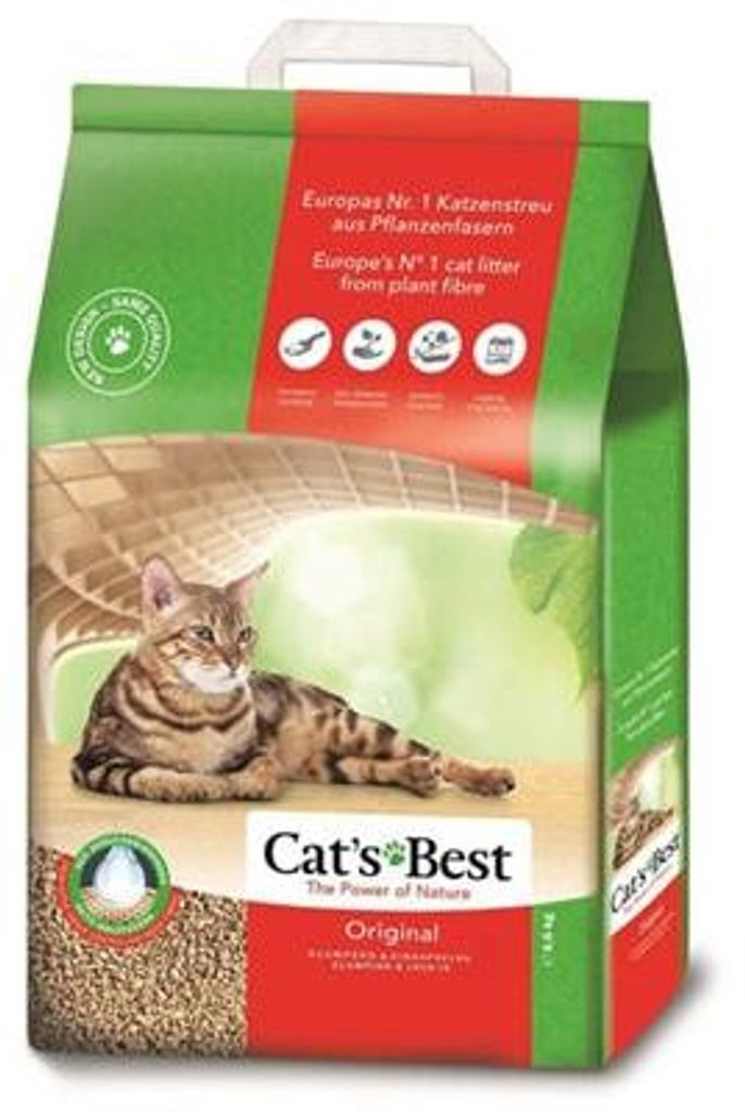 Cat's Best Original Katzenstreu 2er-Pack (2 x 20l) 17,2kg