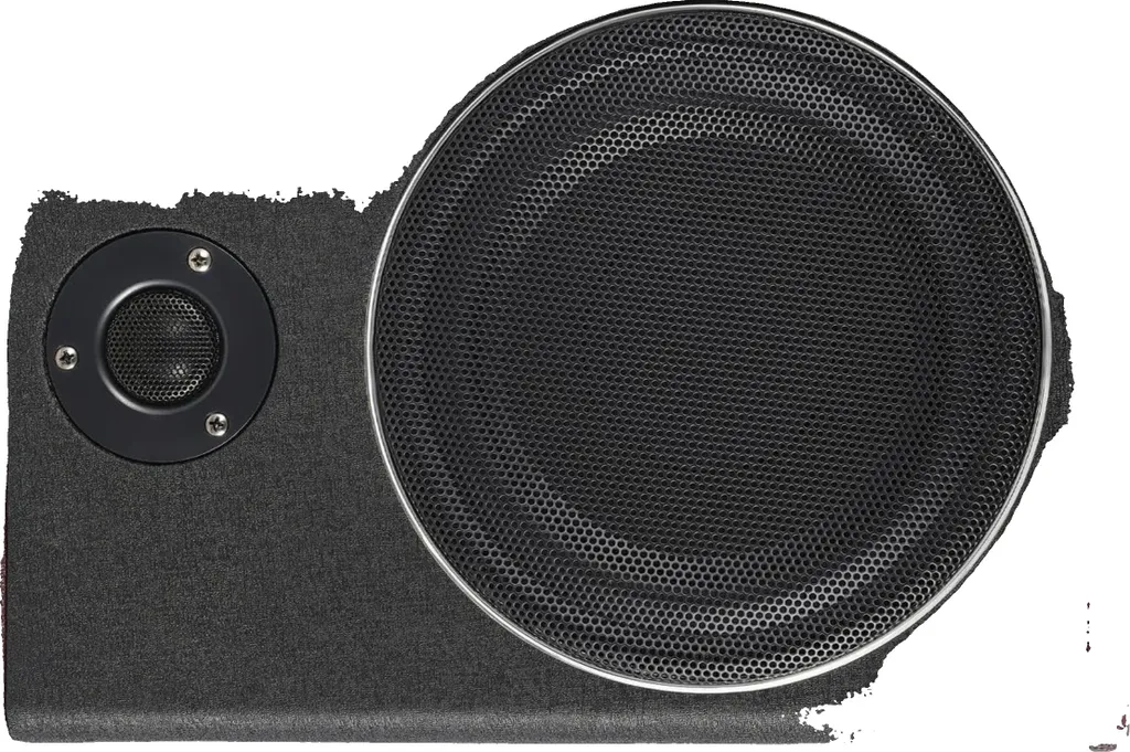 Subwoofer Extra-Plat sous Siège Voiture 600W - Caisson de Basses Actif
