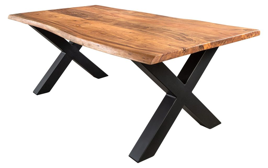 Mesa de centro de 120 cm, diseño de madera, mesa moderna Imagen del producto 