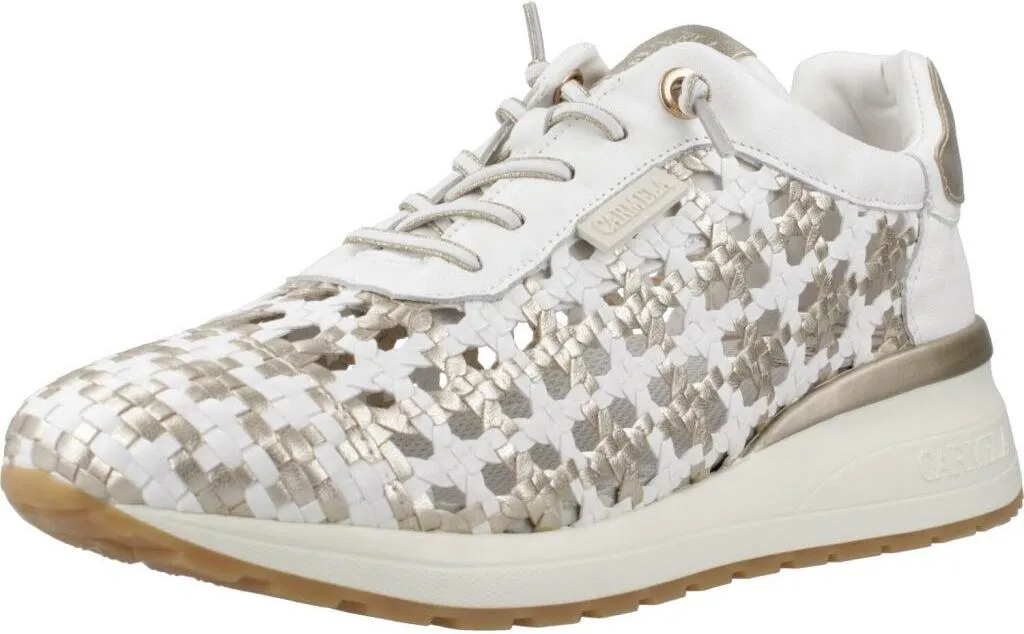 Baskets Blanches Femme Carmela 162287c pour Marcher - Style Ville et Sport