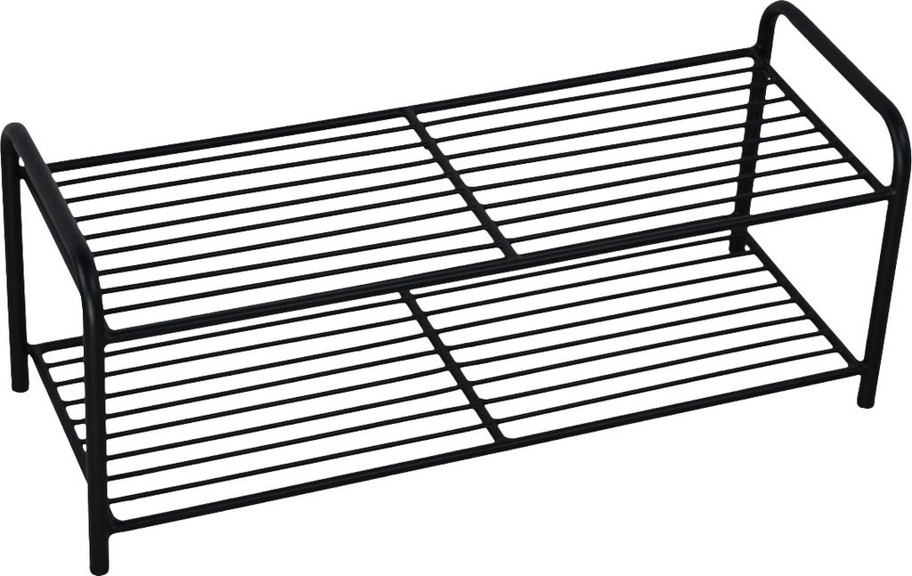 LOFT42 Lace Schuhregal - Metall - Schwarz - 70x29x27