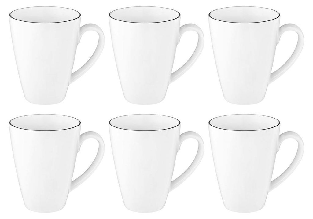 Seltmann Lido Black Line tazza con manico 0,35 l in Immagine del prodotto 