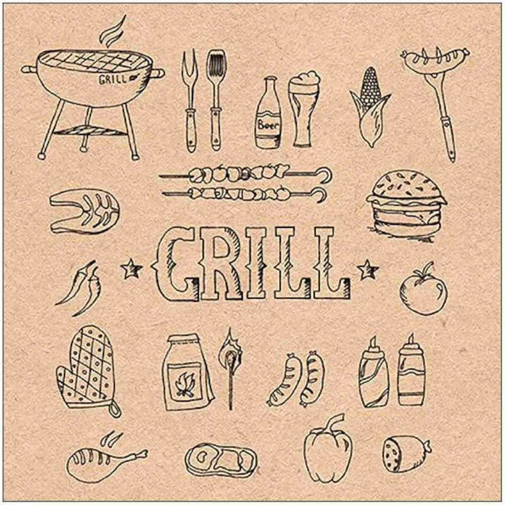 Servietten Lunch – Napkin Lunch – Format: 33 x 33 cm – 3-lagig – 20