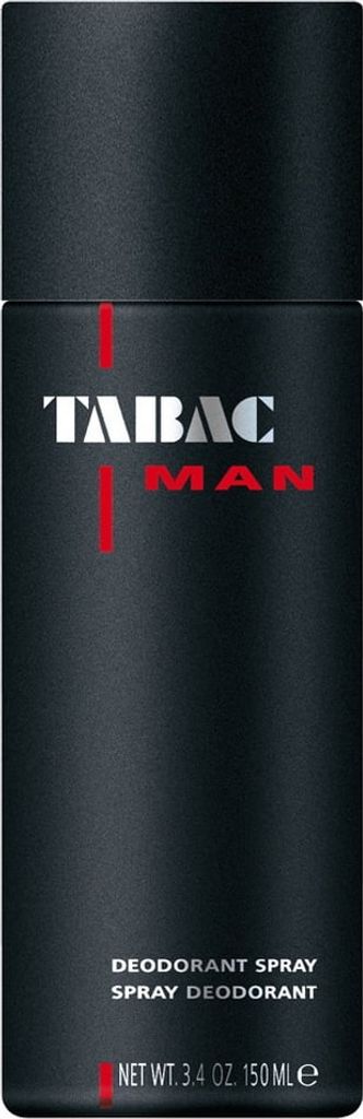 A black spray can of deodorant.