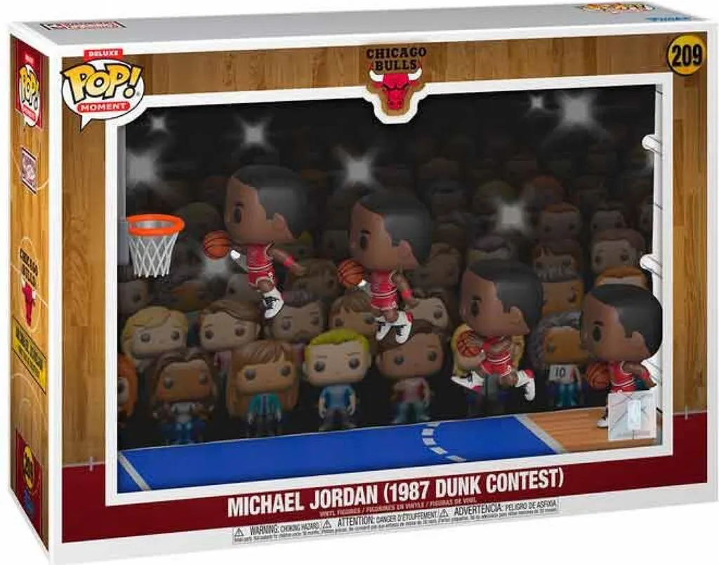 Figurine Pop! Vinyl NBA Chicago Bulls Michael Jordan '87 Dunk Contest 9cm
