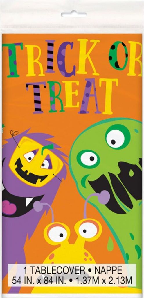 Tischdecke PVC Silly Halloween Monsters 137x213cm