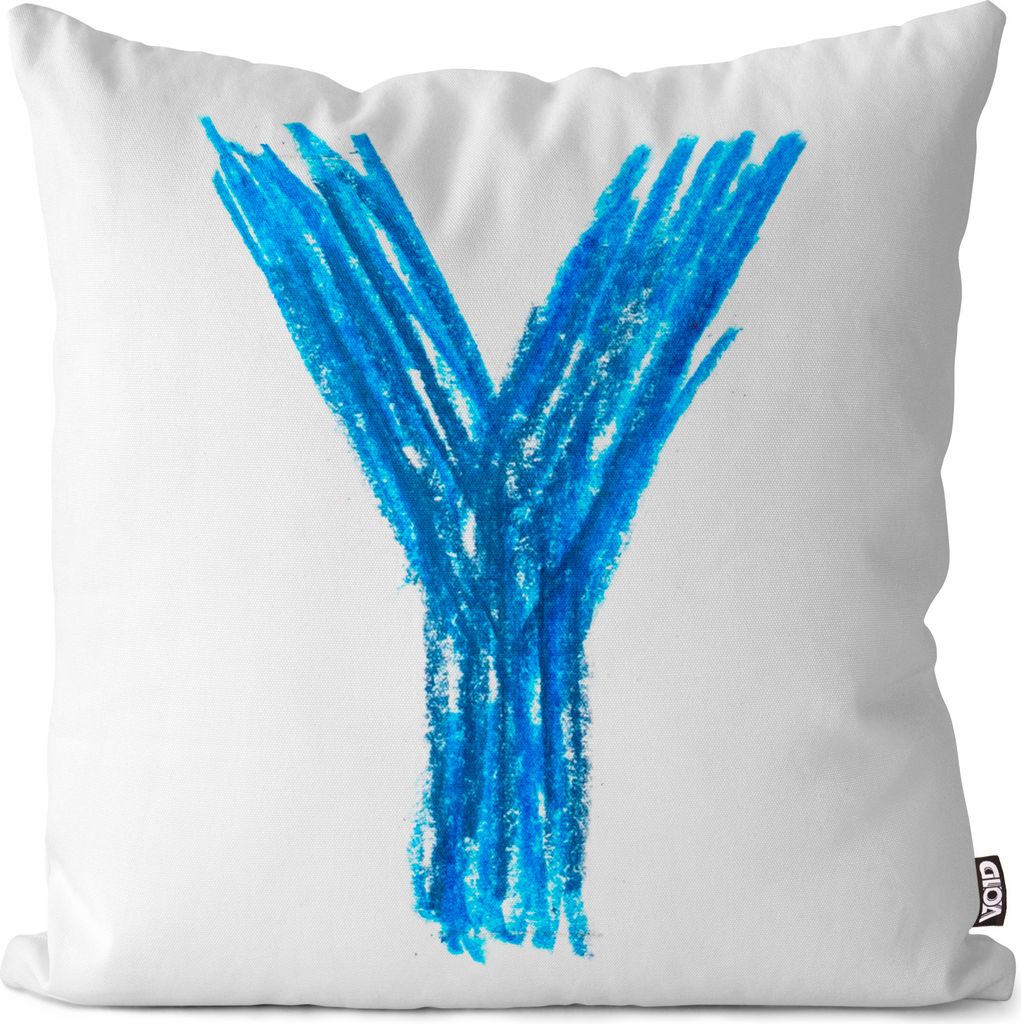 VOID Y Buchstabe Namen Buntstift Kissenbezug Kissenhülle Sofakissen Kissen Deko Outdoor-Kissen Dekokissen
