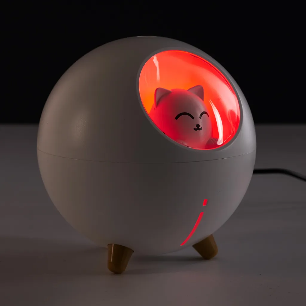 Diffuseur Parfum D'ambiance Chat en Céramique Blanche pour la Maison - 3