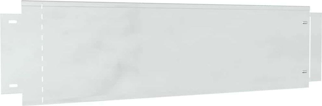vidaXL Rasenkanten 10 pcs Silber 100 x 25 x 0,07 cm Verzinkter Stahl