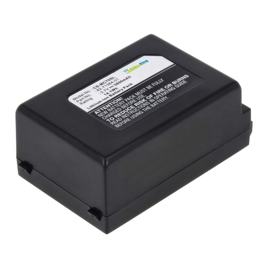 Akku kompatibel mit Symbol 82-71363-02, 82-71364-01, BTRY-MC70EAB02 - Li-Ion 3800mAh 3.7V - für MC70, MC7004, MC7090