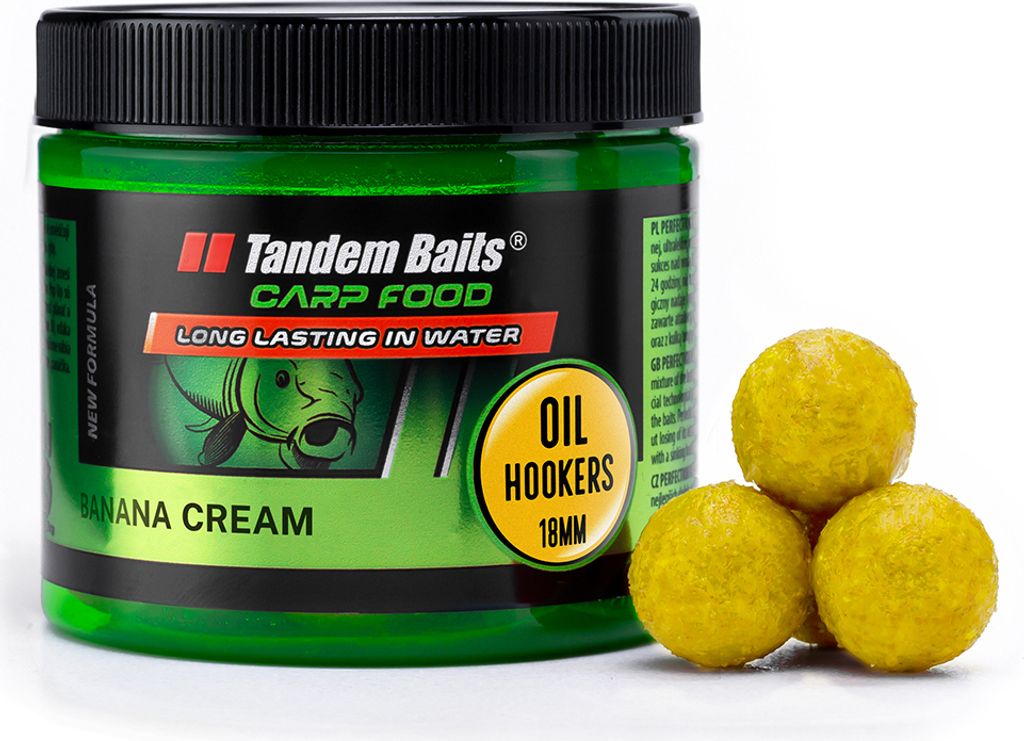 Tandem Baits Carp Food Perfection Oil Hookers, Karpfenfutter, Karpfen Angeln, Köder zum Große-Fische-Angeln, Karpfenzubehör für Profis & Hobby-...