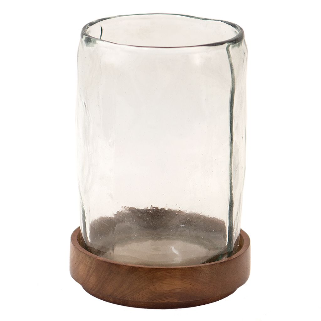 Clayre & Eef Teelichthalter Ø 12x17 cm Glas