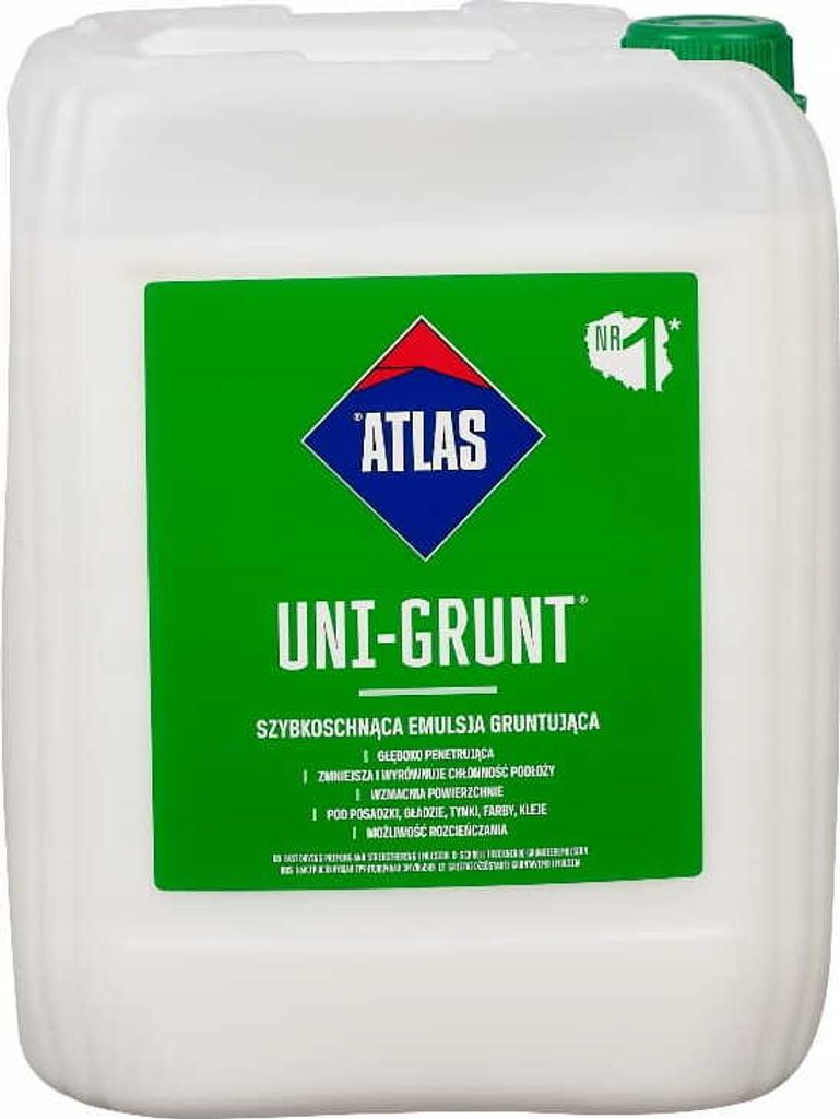 Emulsione di fondo a rapida essiccazione Atlas Uni-Grunt 10 Immagine del prodotto 