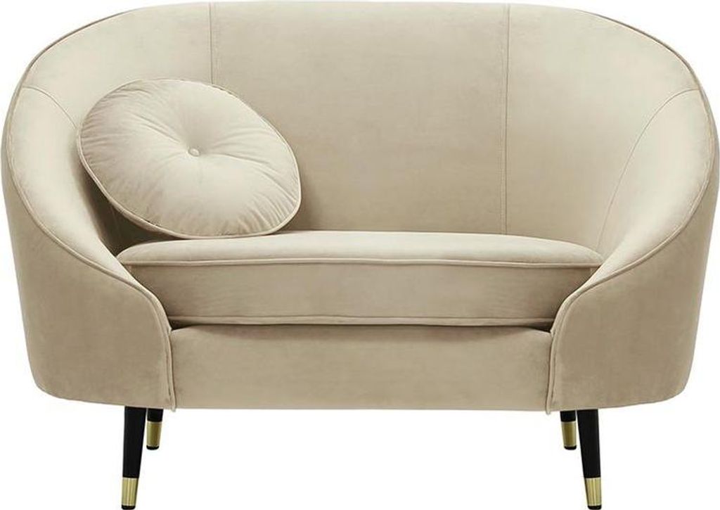 Sessel Kooper-Velluto 2-Standard piping-brass