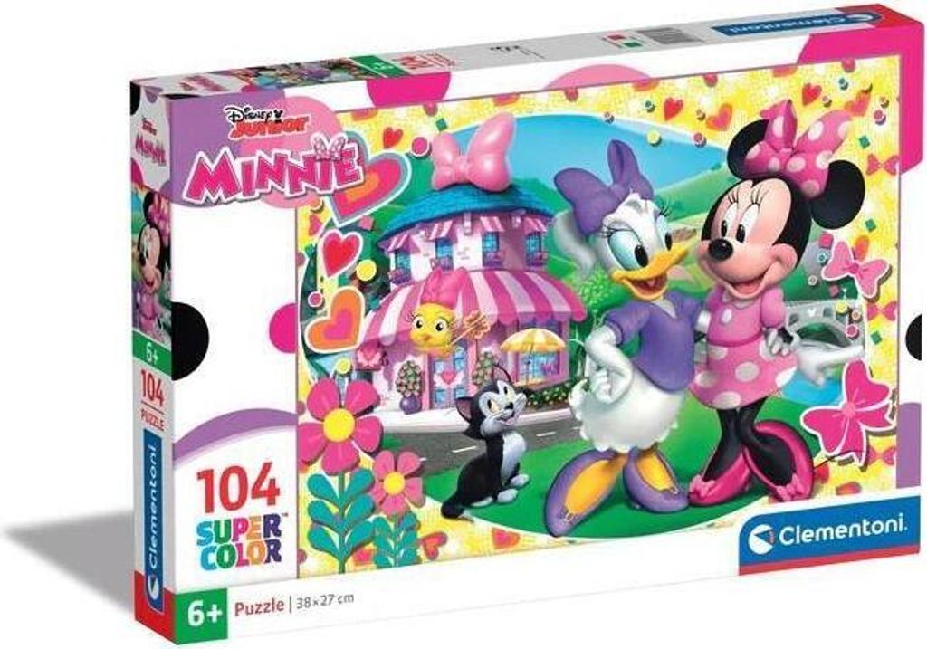 Clementoni Minnie Happy Helpers - 104 Teile - Supercolor, Produktbild 