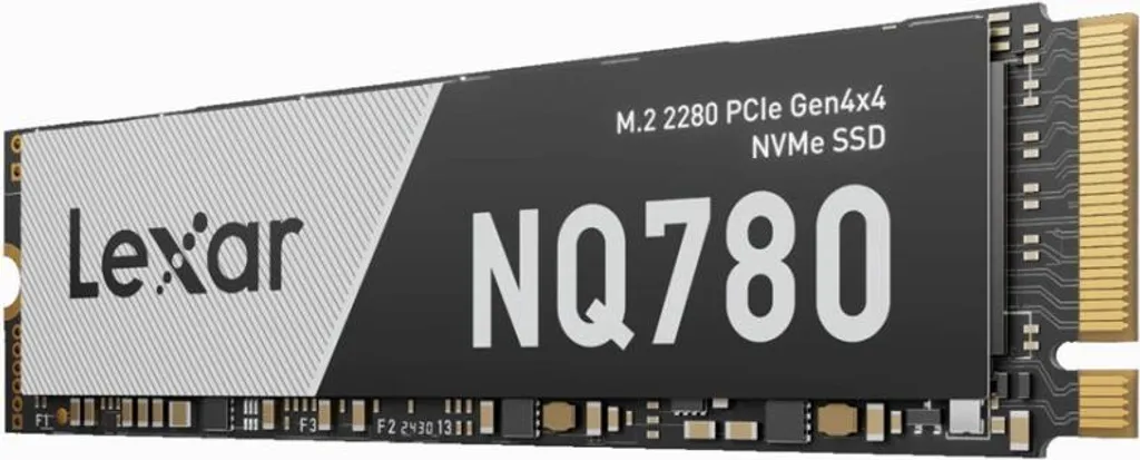 Lexar NQ780 SSD NVMe 1TB PCIe Gen4x4 6500MB/s avec Logiciel DiskMaster