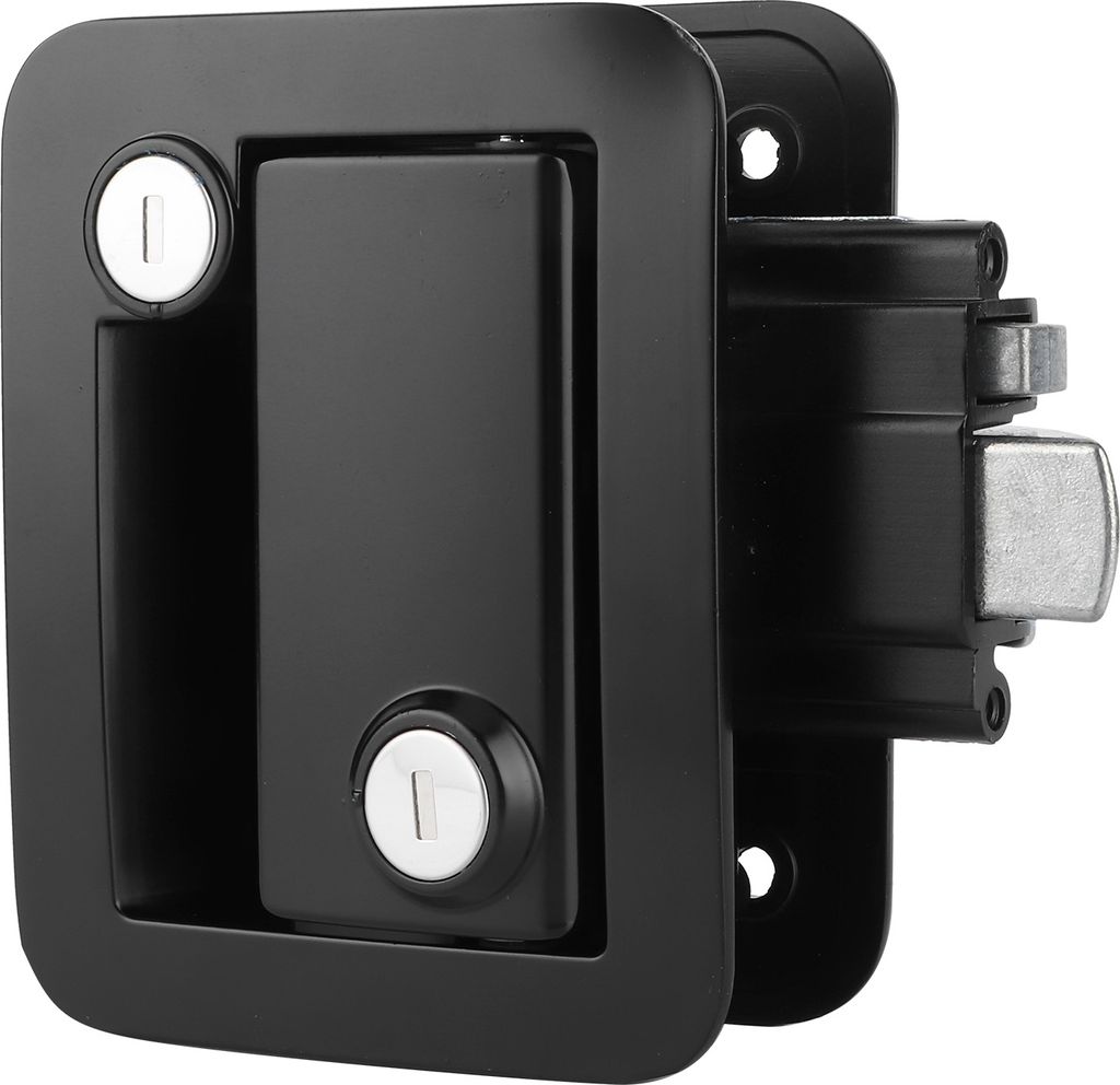 Serrure de porte pour camping-car avec poignée intérieure Image du produit 