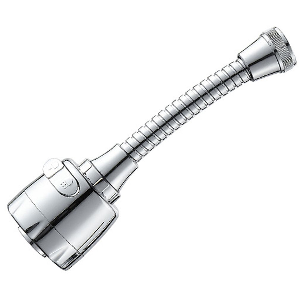 Flexible Brauseverlängerung,Wasserhahn Verlängerung,verwendet für Wasserhahn küche Dusche Wasserhahn verlängerung flexibel,(silbrig)