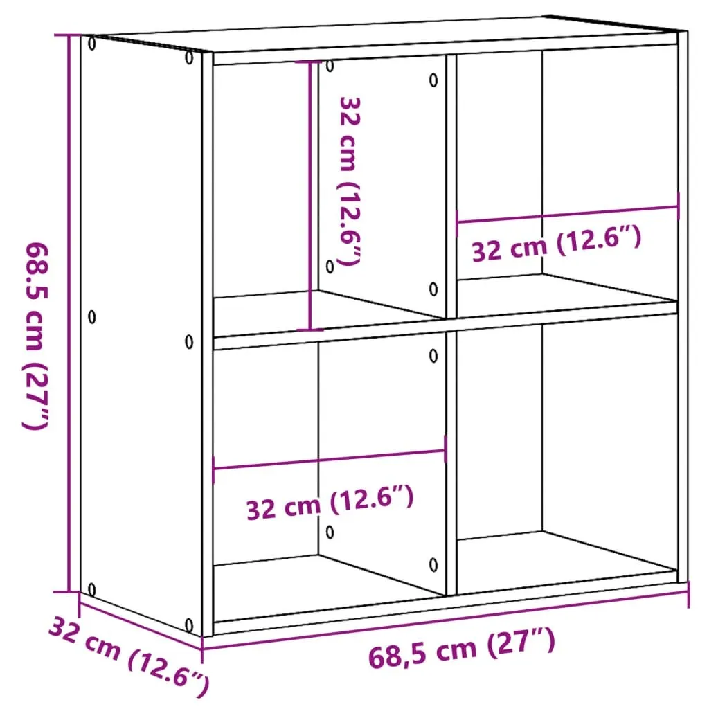 Scaffale Giochi SYFAX™ Libreria Nera 68,5cm | Sicurezza e Ordine - 8