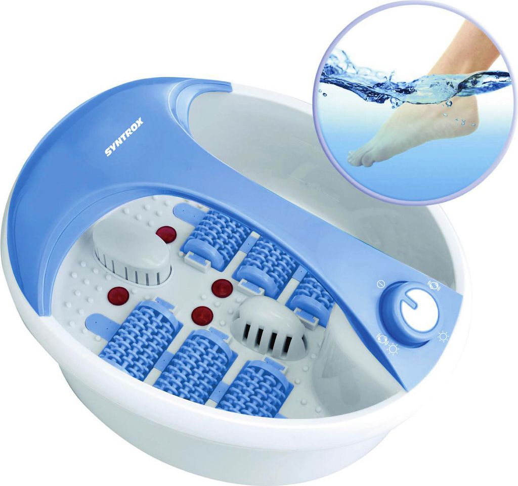 Syntrox Germany Fußsprudelbad Relaxo 4in1 Massage Infrarot Produktbild 