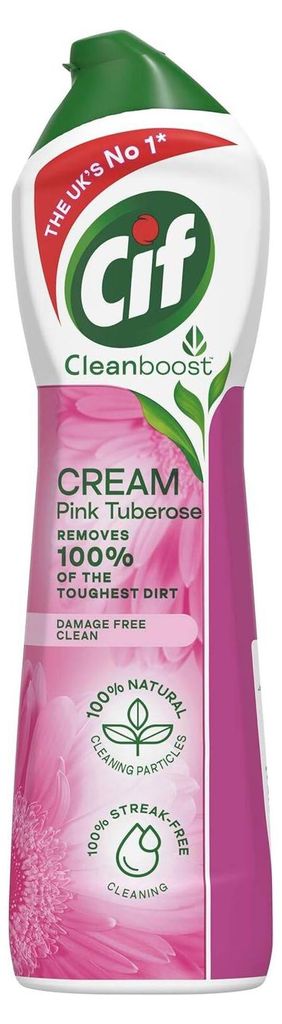 Cif Pink Bloom Micropearl Oberflächenreinigungsmilch 500 ml Produktbild 