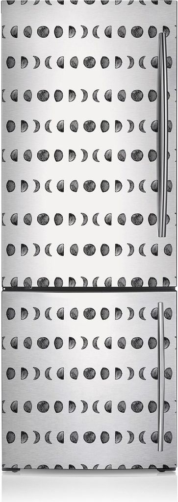 Kühlschrankmagne Kühlschrank Magnetfolie Dekoration 60x190 cm - Mond