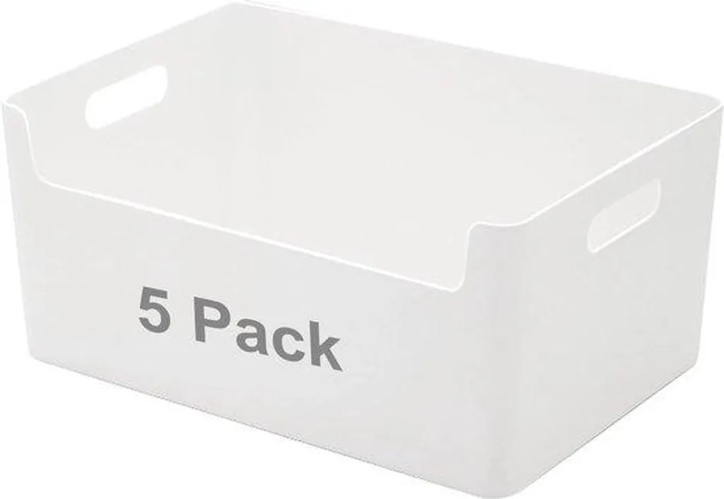Fini le désordre avec ces bacs de rangement plastique - 2 tailles pratiques