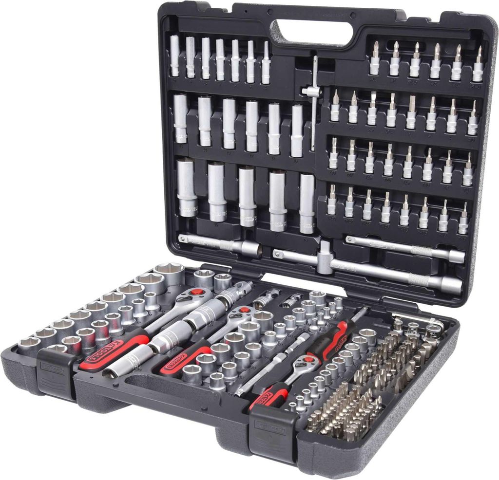 KS Tools 1/4 +3/8 +1/2 Steckschlüssel 195tlg 917.0795 Produktbild 