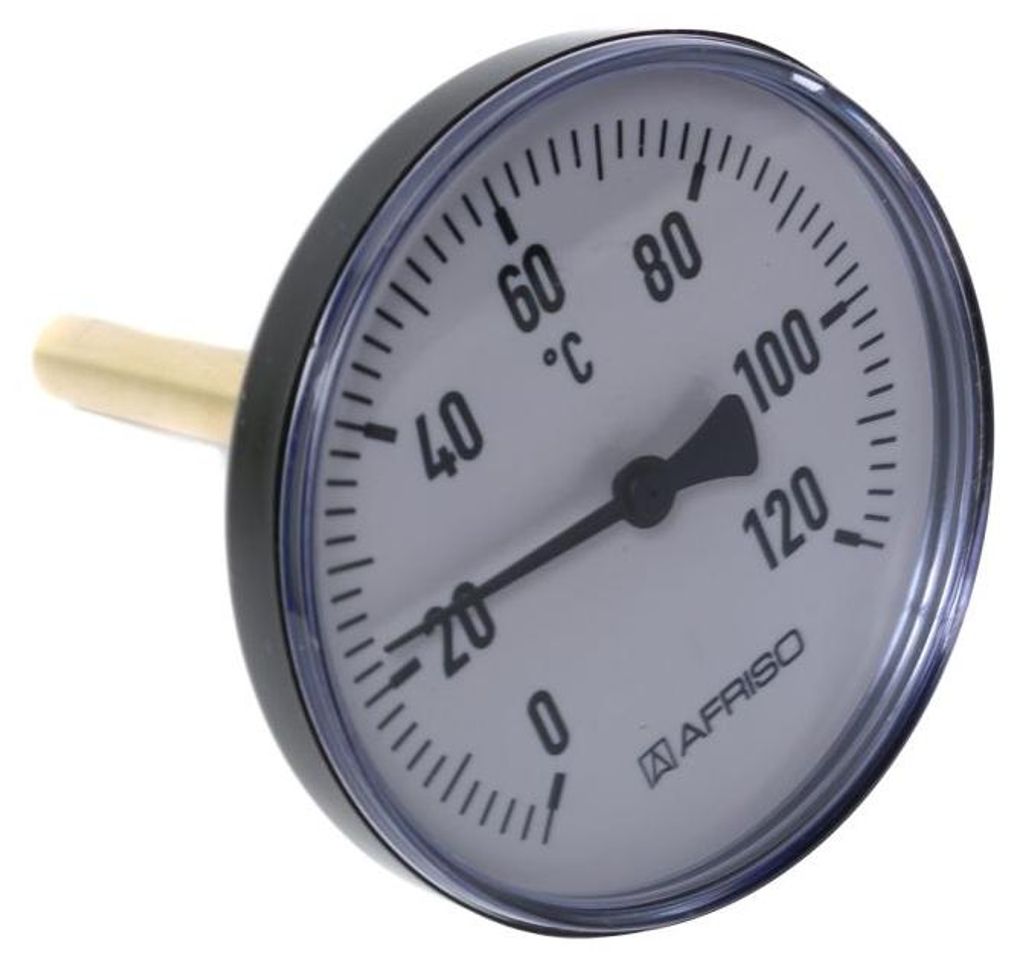 AFRISO Bimetall-Zeigerthermometer 0-120 °C Kunststoff 100 Produktbild 