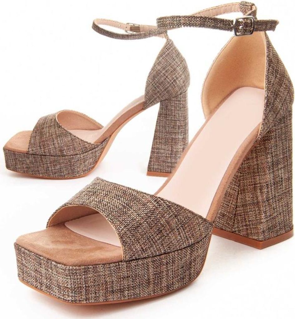 Montevita Sandale Mit Absatz Festsand7 Braun