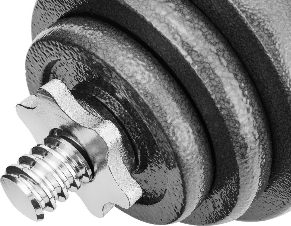 Sada činek Gymtek 20kg s pouzdrem - 2x rukojeti činek - 4x Obrázek produktu 11