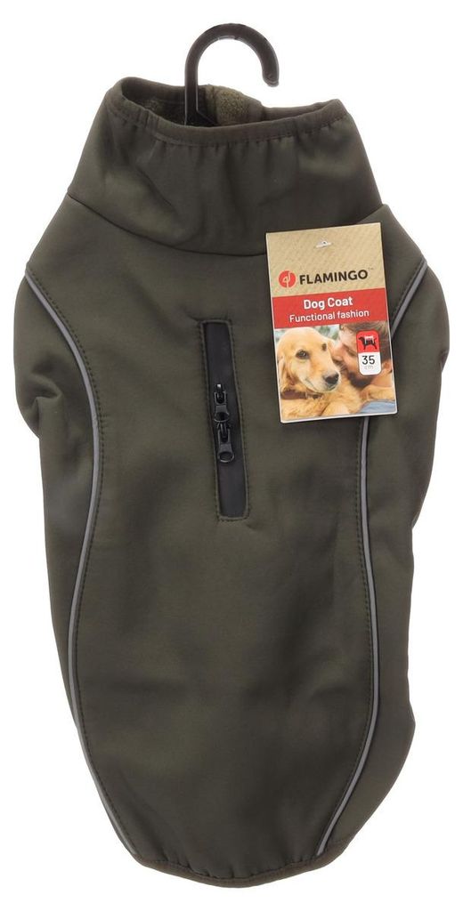 Flamingo Hundemantel Janus khaki, Rückenlänge: 35 cm
