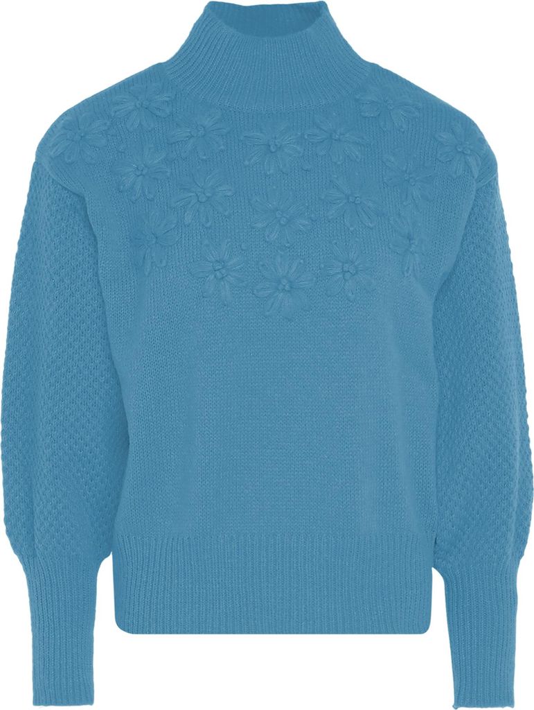 ebeeza damen pullover - türkis, XL/XXL