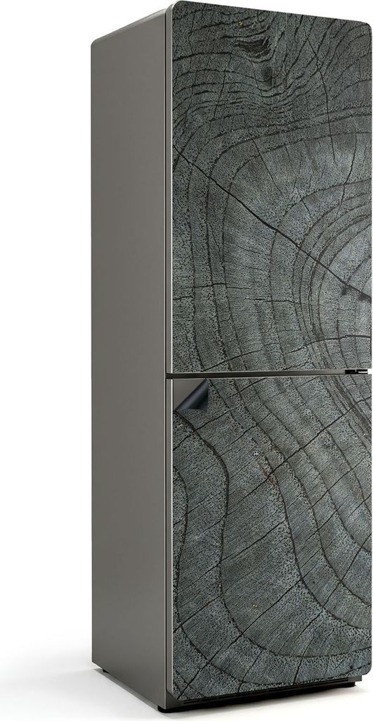 Nahaufnahme der Holzmaserung – Magnetische Kühlschrank Abdeckung – Dekorfolie magnetisch Küche – Kühlschrank Magnet Deko – selbstklebend...
