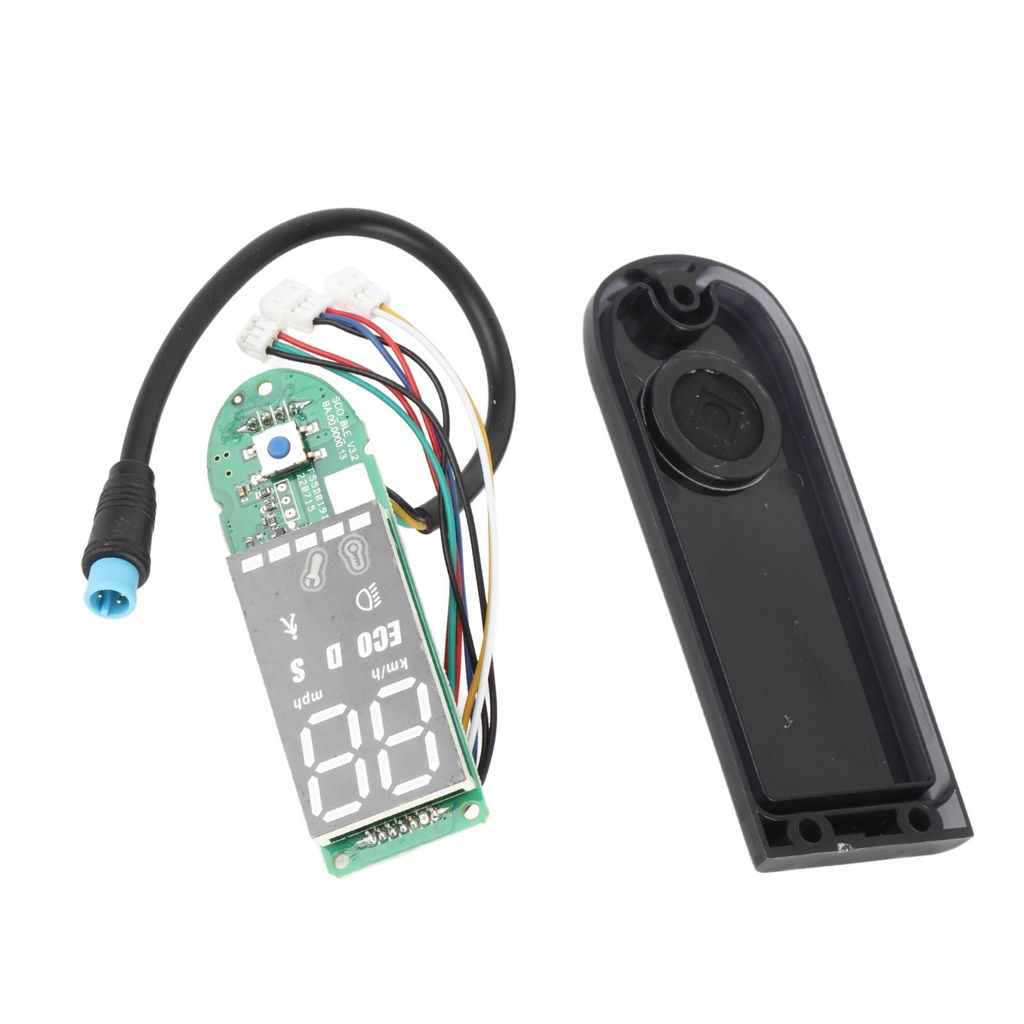 Scooter Digital Display Dashboard mit Panel Cover,Scooter Data Panel Dashboard,Elektro Scooter Bluetooth Version Dashboard,Digital Display Board f...