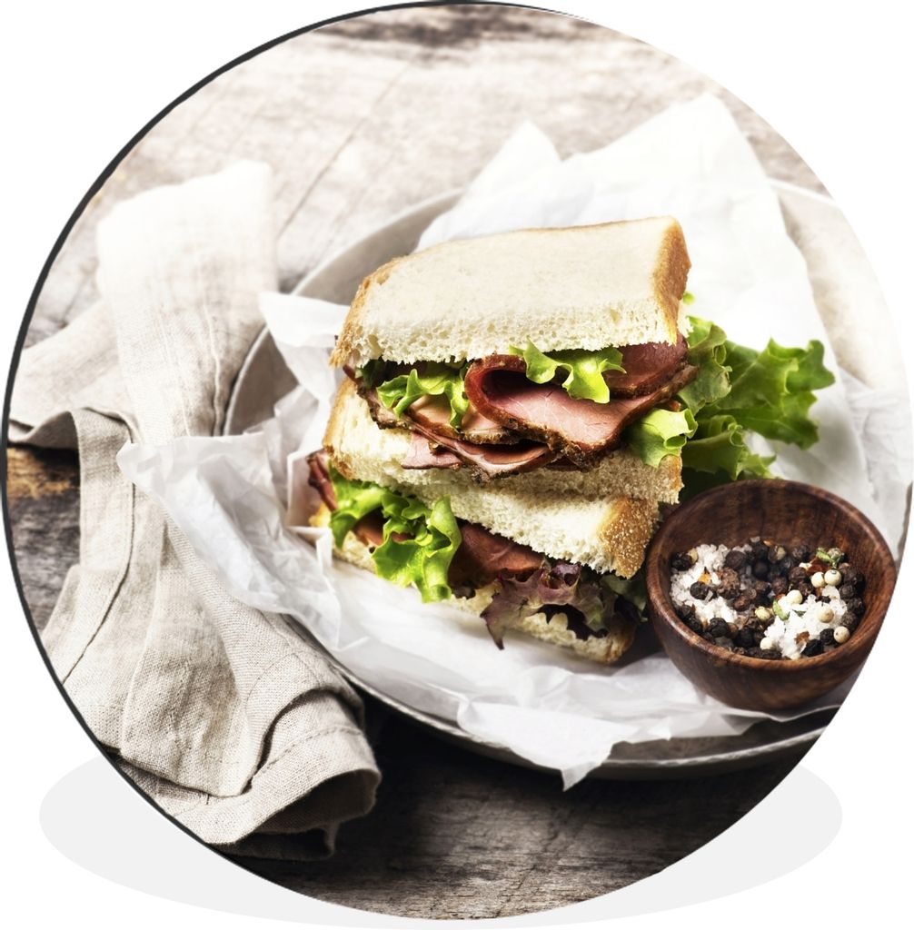 MuchoWow - Wand Kreis - Wandbild - Schlafzimmer - Aluminium Bild - Kinderzimmer - Wohnzimmer Dekoration - Wandschmuck