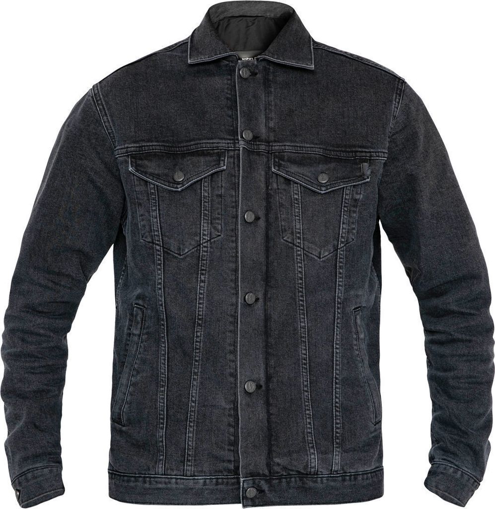 John Doe Maverick XTM Monolayer Motorrad Textiljacke, schwarz, S