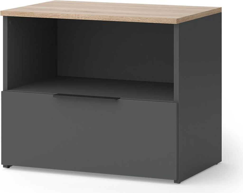 Credenza Vicco Wido Antracite/Sonoma 60 x 50 cm con patta, Immagine del prodotto 