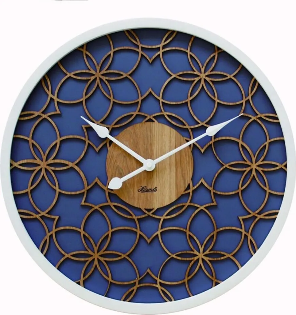 Pendule à Poser Hermle 30103-002100 Style Squelette pour Bureau Chic