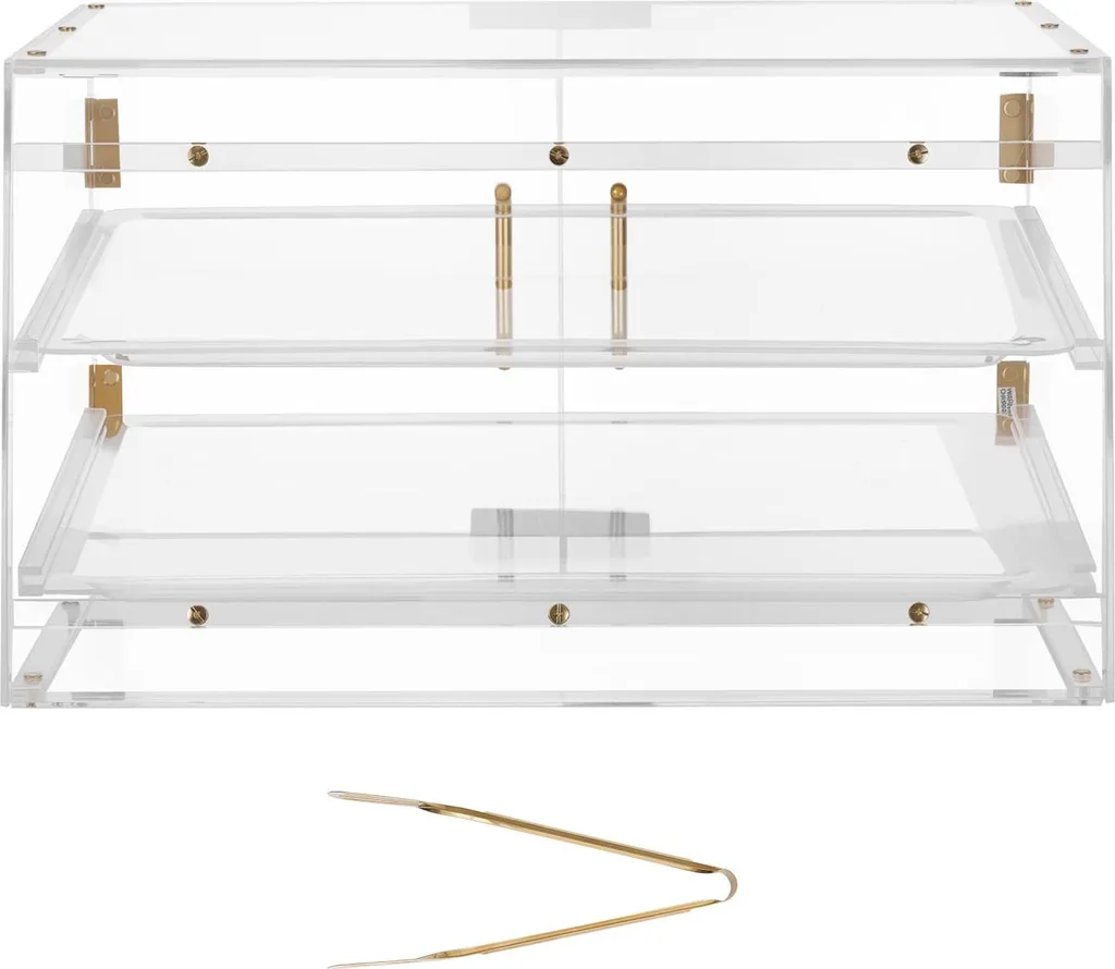 Vetrina per Alimenti SucceBuy 52cm | Espositore Acrilico Anti-Polvere
