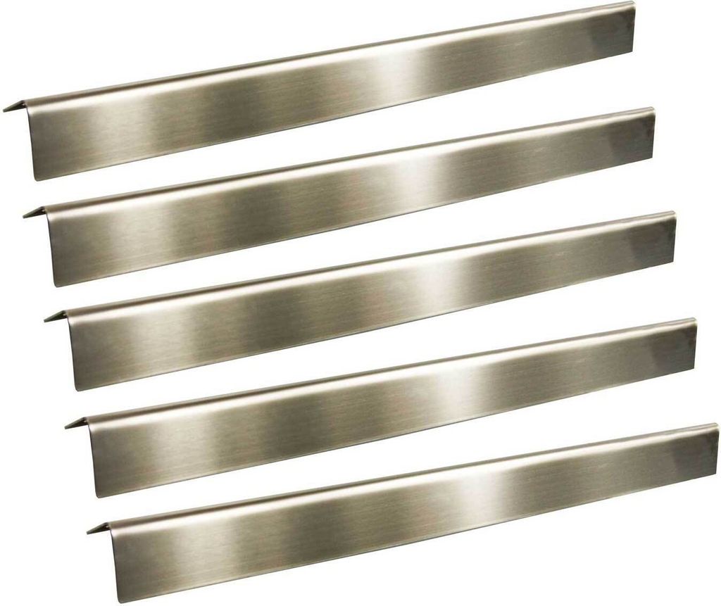 Grillclub 5 x Edelstahl Aromaschiene für Weber Spirit 200 210 bis 2012 547 x 49 Gasgrill Flammenverteiler Brennerabdeckung