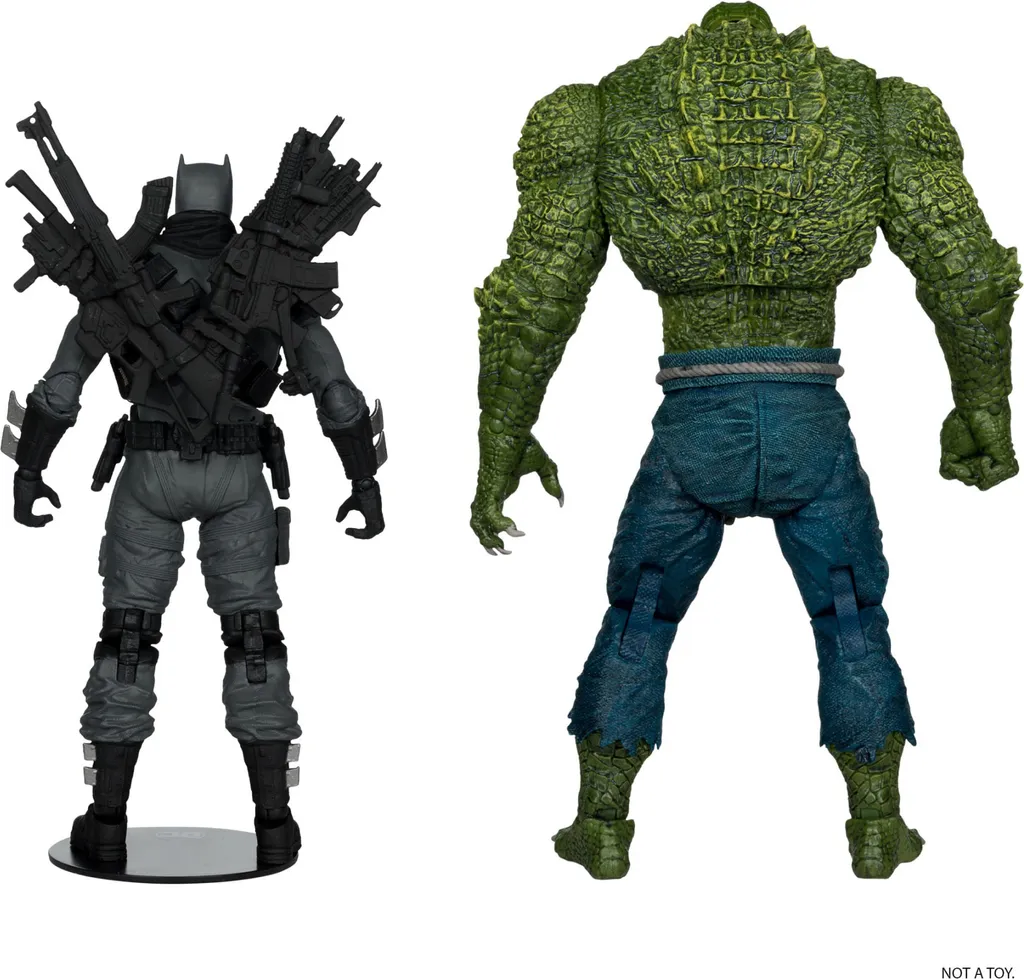 Pack de 2 figurines Batman et Killer Croc DC Multiverse McFarlane