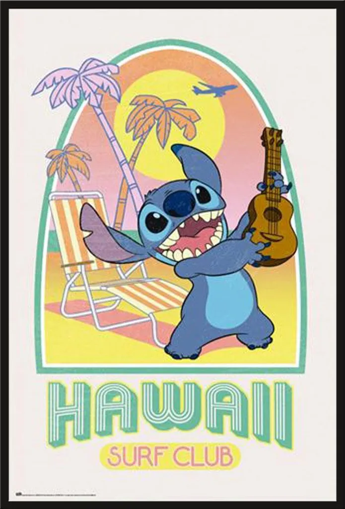 Poster Lilo & Stitch Encadré : Fini les Affiches Abîmées avec Shinsuke®