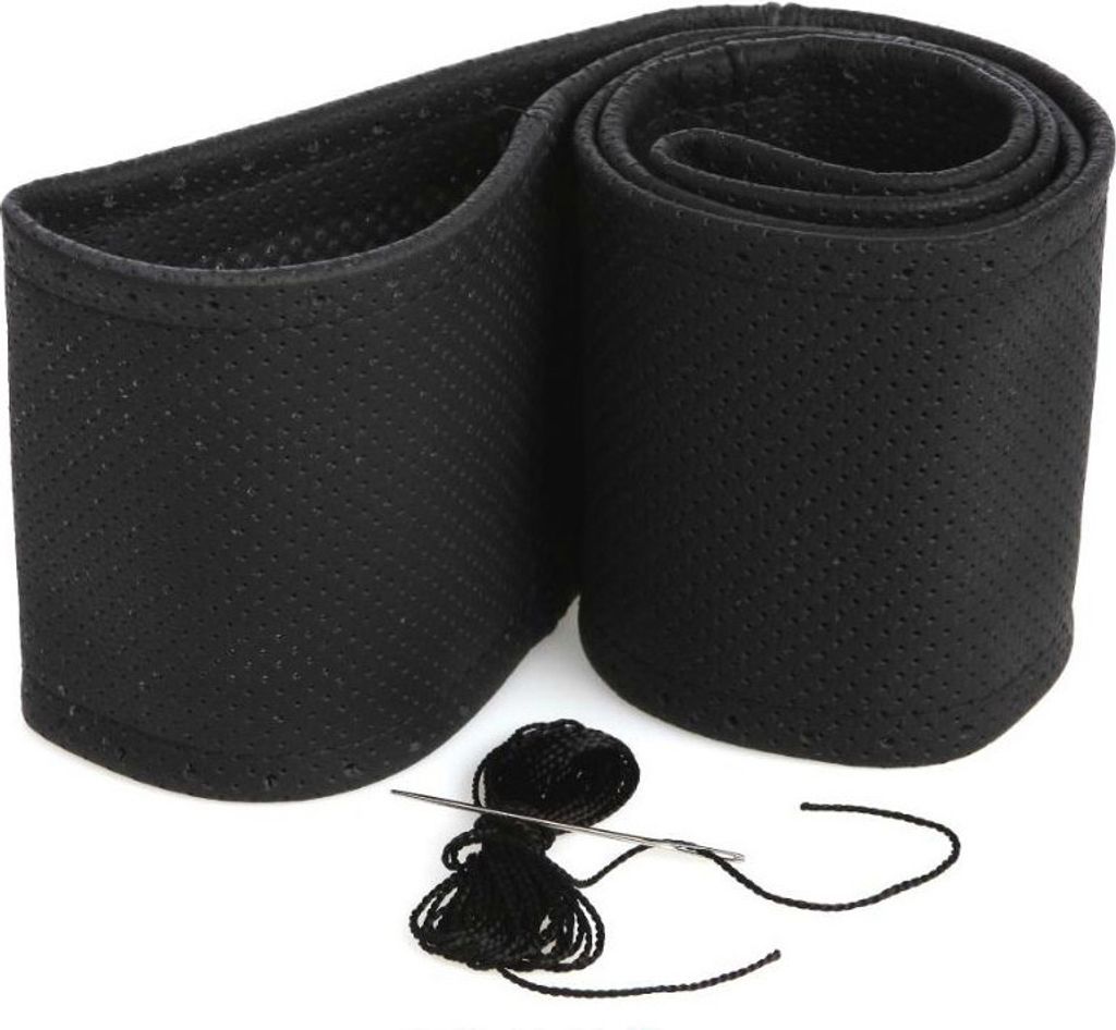 Lenkradschoner Lenkradbezug Lenkradhülle Echt Leder Perforiert Ø 37-39 / 9,5 cm